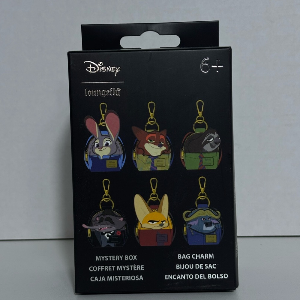 Disney Loungfly Zootopia Mystery Box Bag Charm